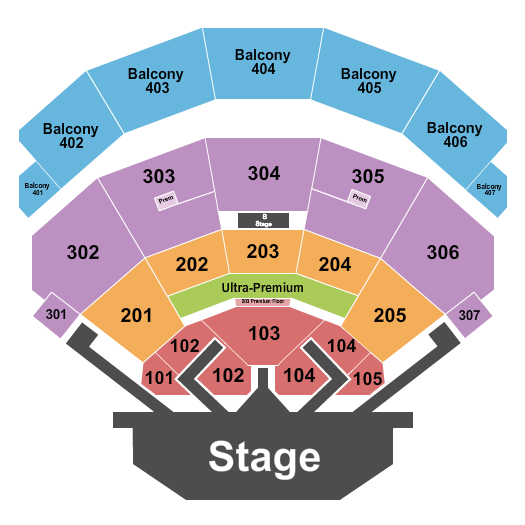 Dolby Live Mötley Crüe Seating Chart